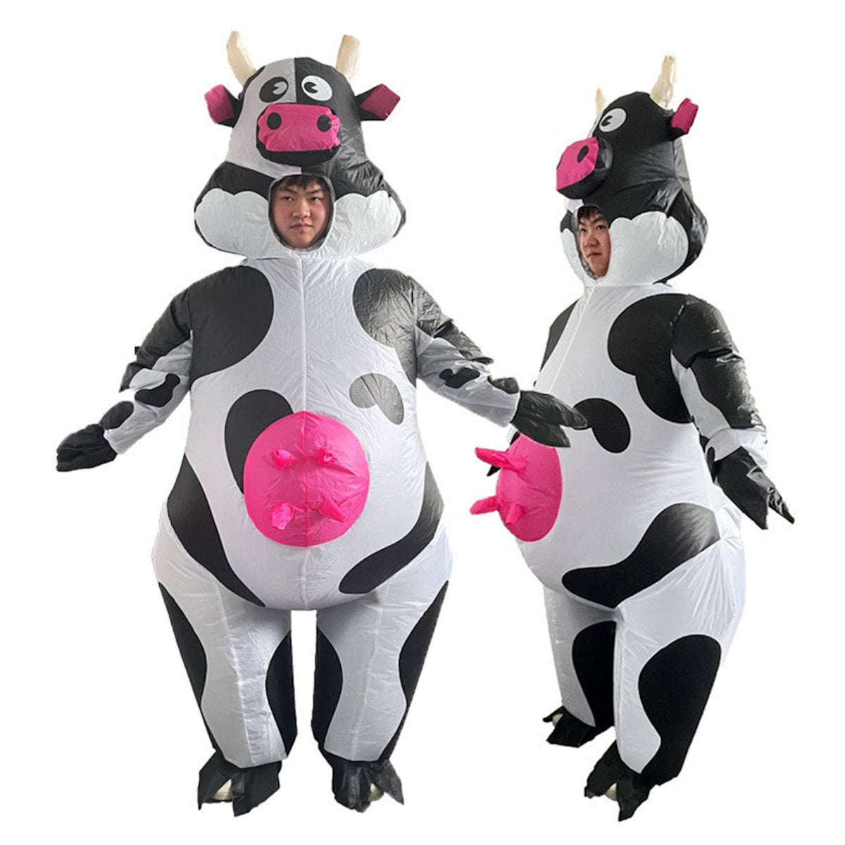 Teens and Adults Inflatable Cow Costume Riding Cow Suit - ChildAngle