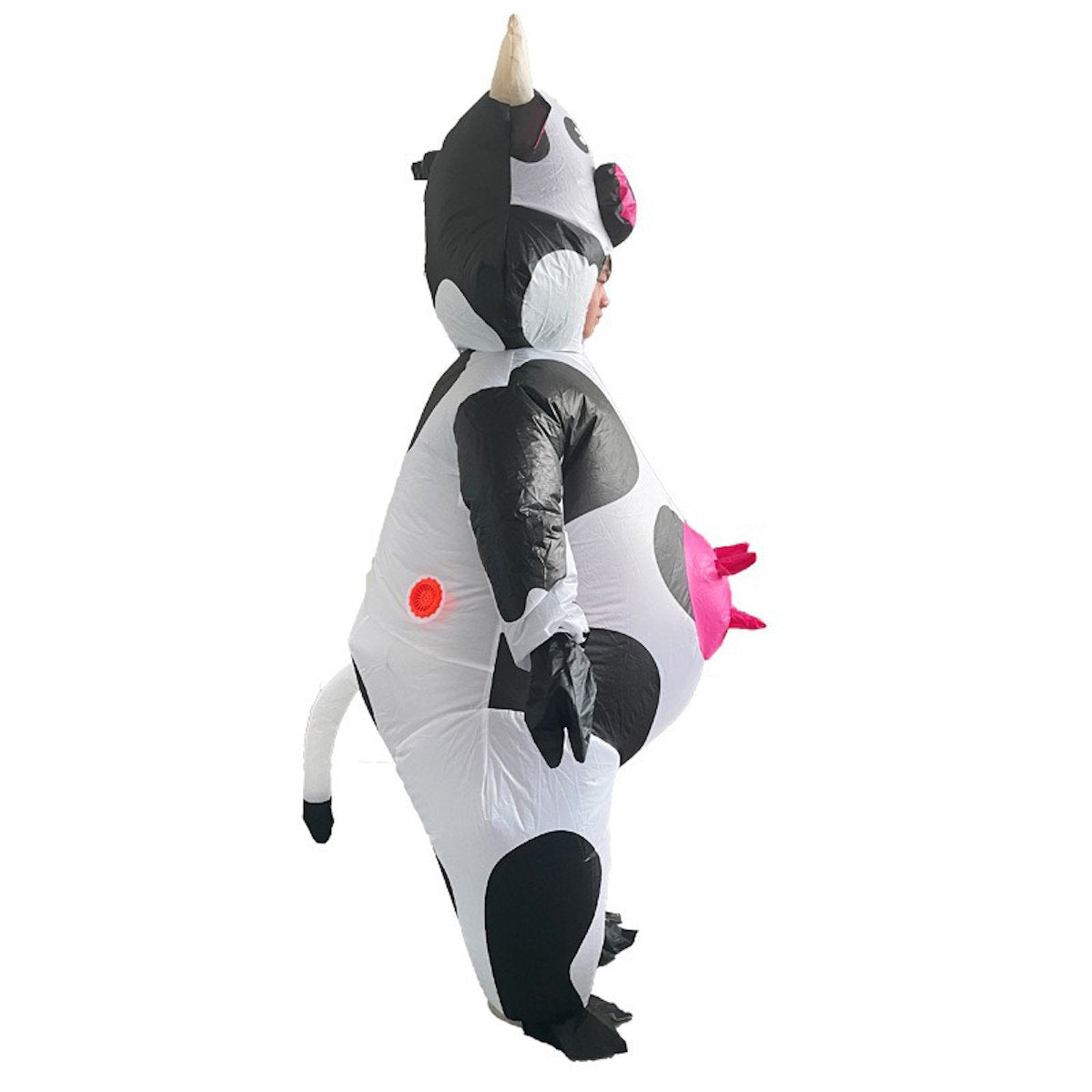 Teens and Adults Inflatable Cow Costume Riding Cow Suit - ChildAngle