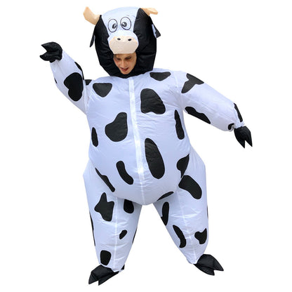 Teens and Adults Inflatable Cow Costume Riding Cow Suit - ChildAngle