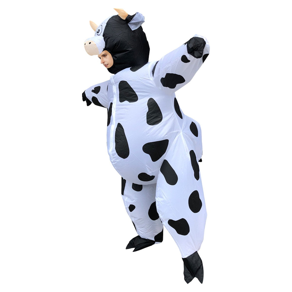 Teens and Adults Inflatable Cow Costume Riding Cow Suit - ChildAngle