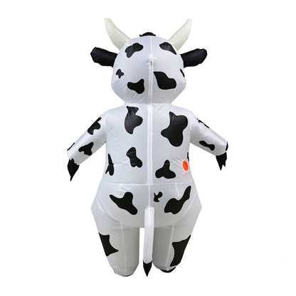 Teens and Adults Inflatable Cow Costume Riding Cow Suit - ChildAngle