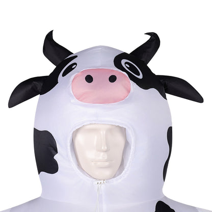 Teens and Adults Inflatable Cow Costume Riding Cow Suit - ChildAngle