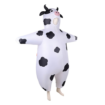 Teens and Adults Inflatable Cow Costume Riding Cow Suit - ChildAngle