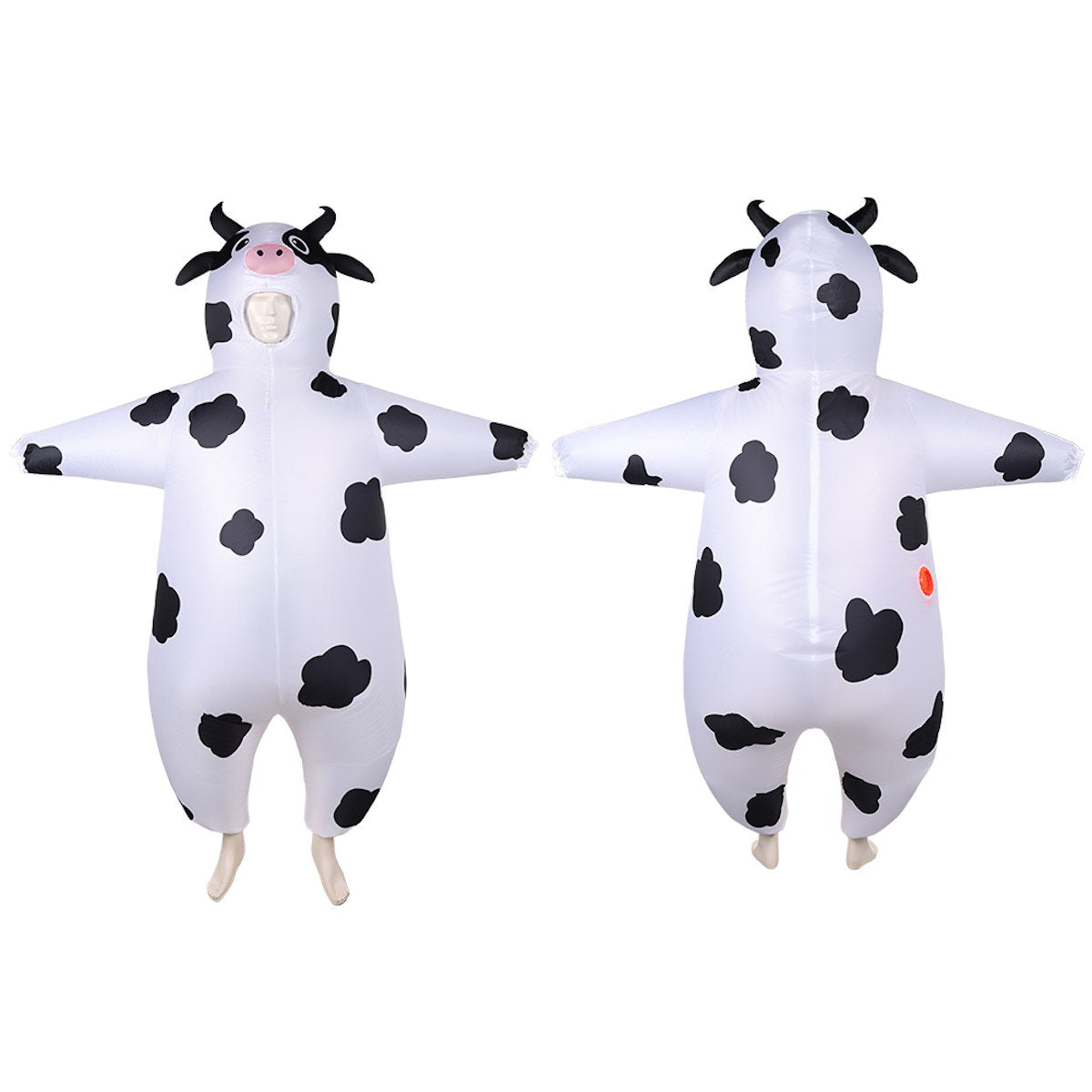 Teens and Adults Inflatable Cow Costume Riding Cow Suit - ChildAngle