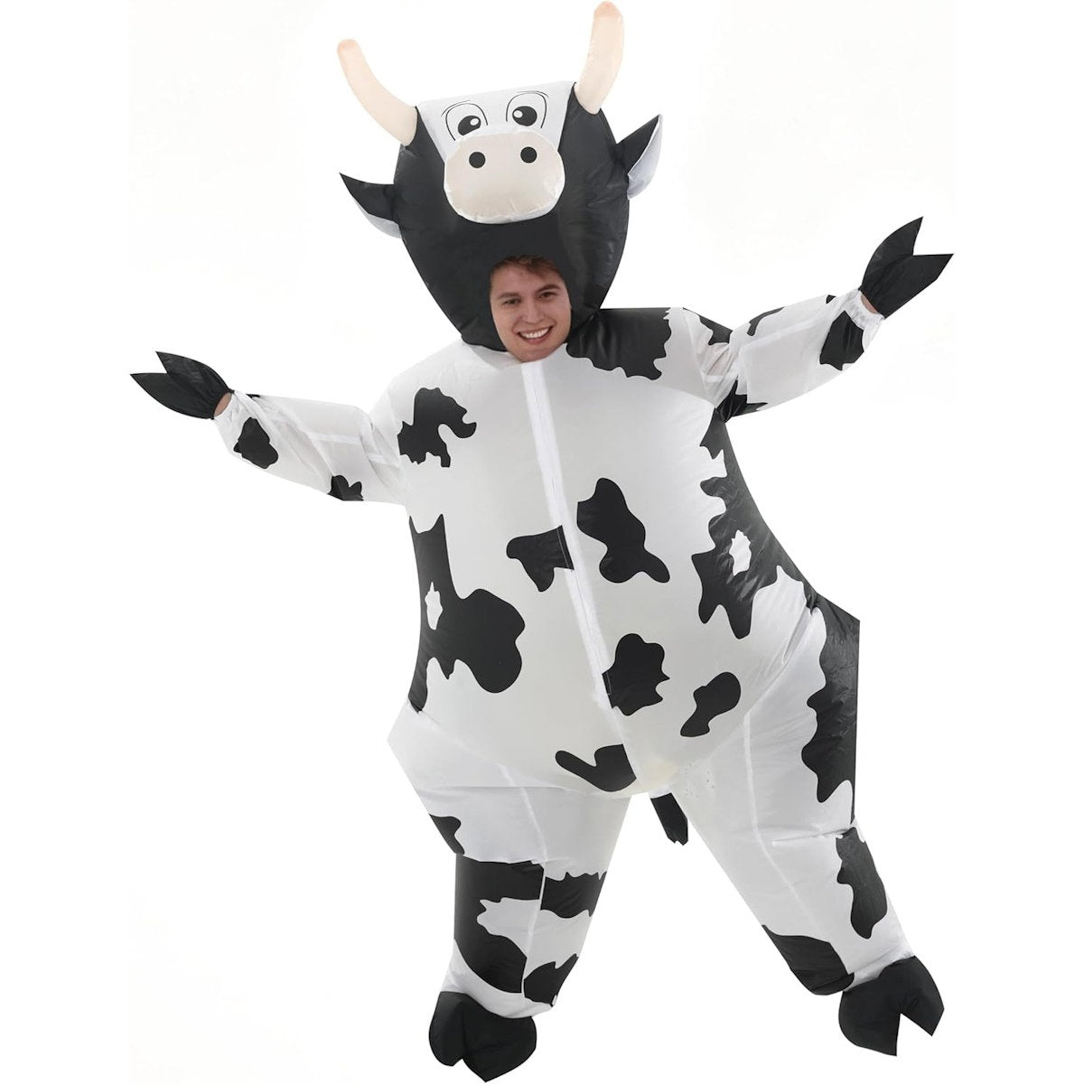 Teens and Adults Inflatable Cow Costume Riding Cow Suit - ChildAngle