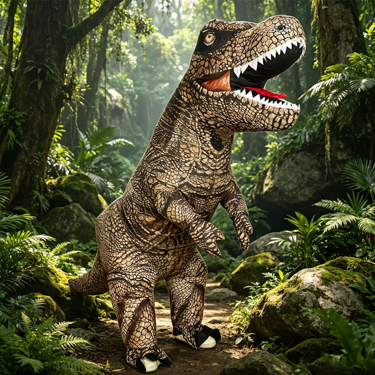 Dinosaur Inflatable Costume Blow up T Rex Costume Kids Inflatable Dinosaur Costume - ChildAngle