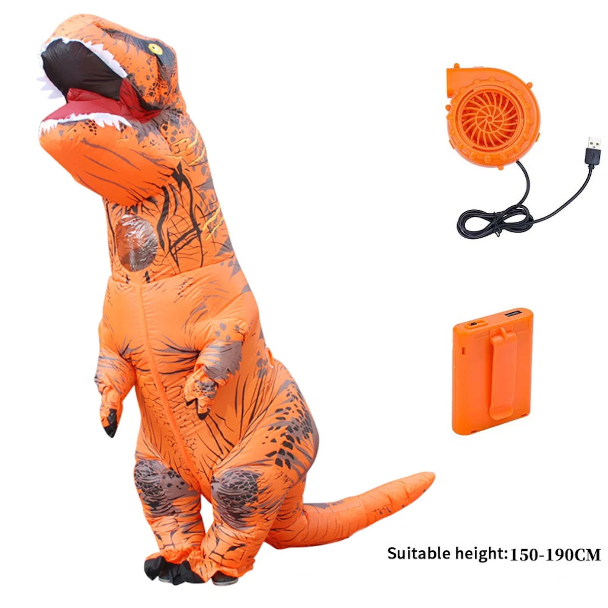 Dinosaur Inflatable Costume Blow up T Rex Costume Kids Inflatable Dinosaur Costume - ChildAngle
