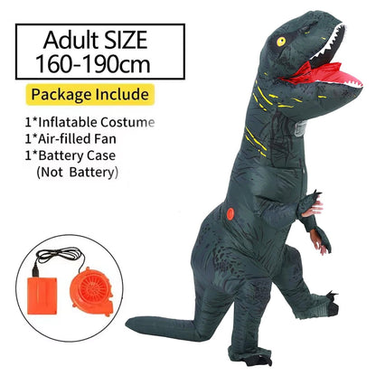 Dinosaur Inflatable Costume Blow up T Rex Costume Kids Inflatable Dinosaur Costume - ChildAngle