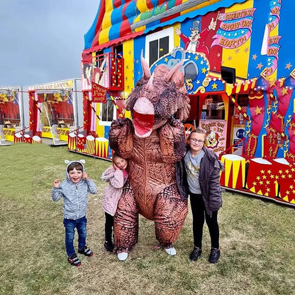 Dinosaur Inflatable Costume Blow up T Rex Costume Kids Inflatable Dinosaur Costume - ChildAngle