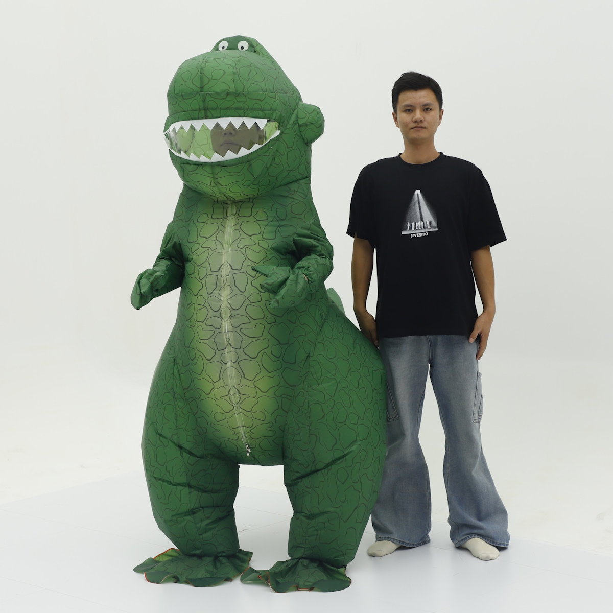 Dinosaur Inflatable Costume Blow up T Rex Costume Kids Inflatable Dinosaur Costume - ChildAngle