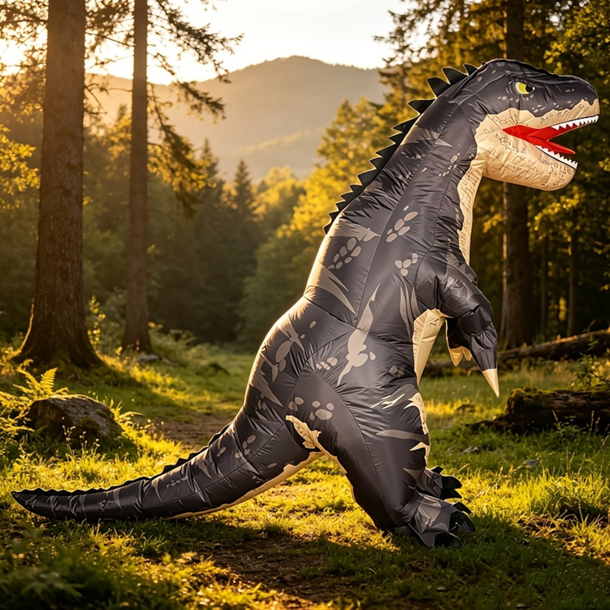 Dinosaur Inflatable Costume Blow up T Rex Costume Kids Inflatable Dinosaur Costume - ChildAngle