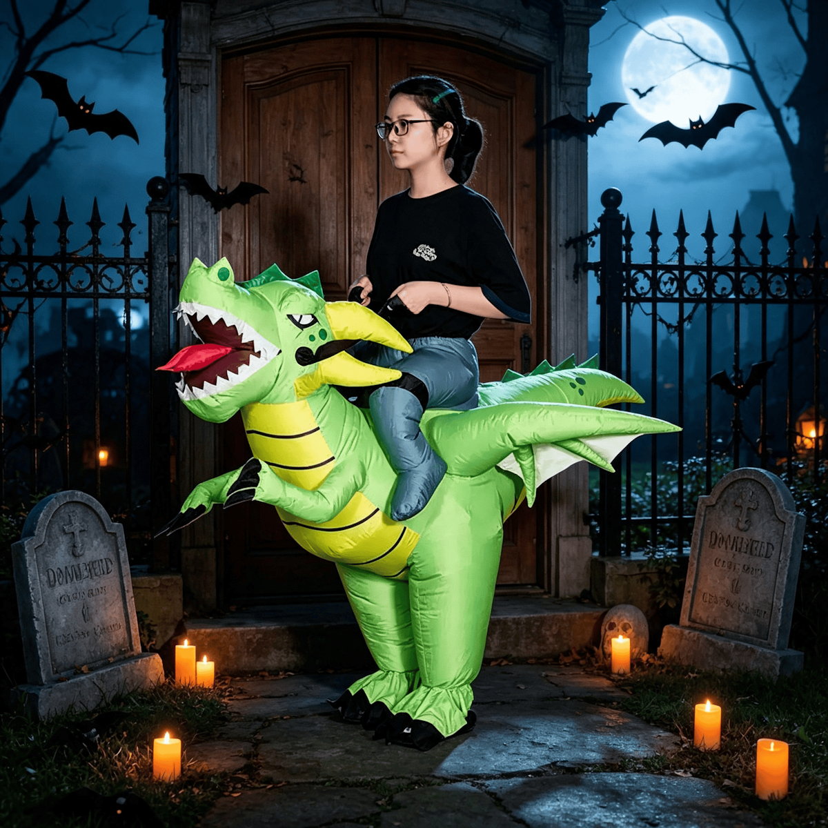 Teens and Adults Inflatable Dragon Costumes - ChildAngle