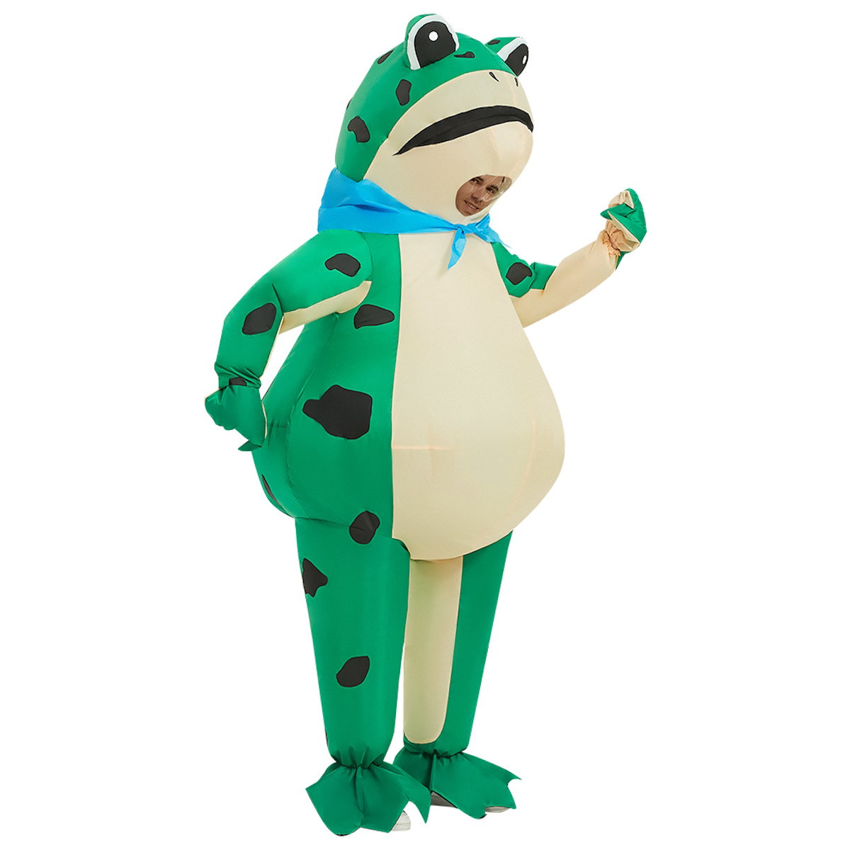 Teens and Adults Inflatable Frog Costume Blow up Frog Suit - ChildAngle