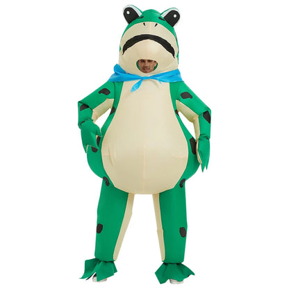 Teens and Adults Inflatable Frog Costume Blow up Frog Suit - ChildAngle