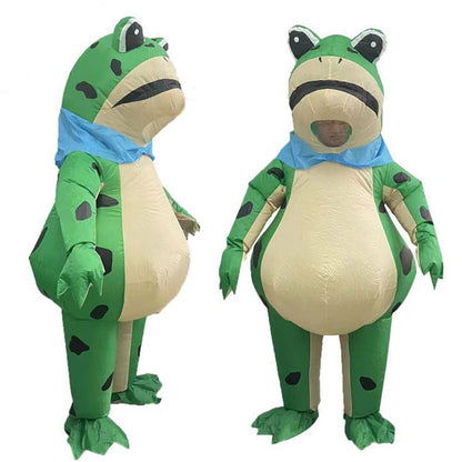 Teens and Adults Inflatable Frog Costume Blow up Frog Suit - ChildAngle