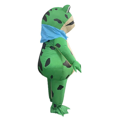 Teens and Adults Inflatable Frog Costume Blow up Frog Suit - ChildAngle