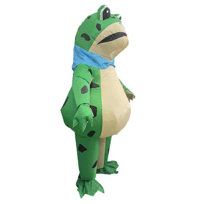 Teens and Adults Inflatable Frog Costume Blow up Frog Suit - ChildAngle
