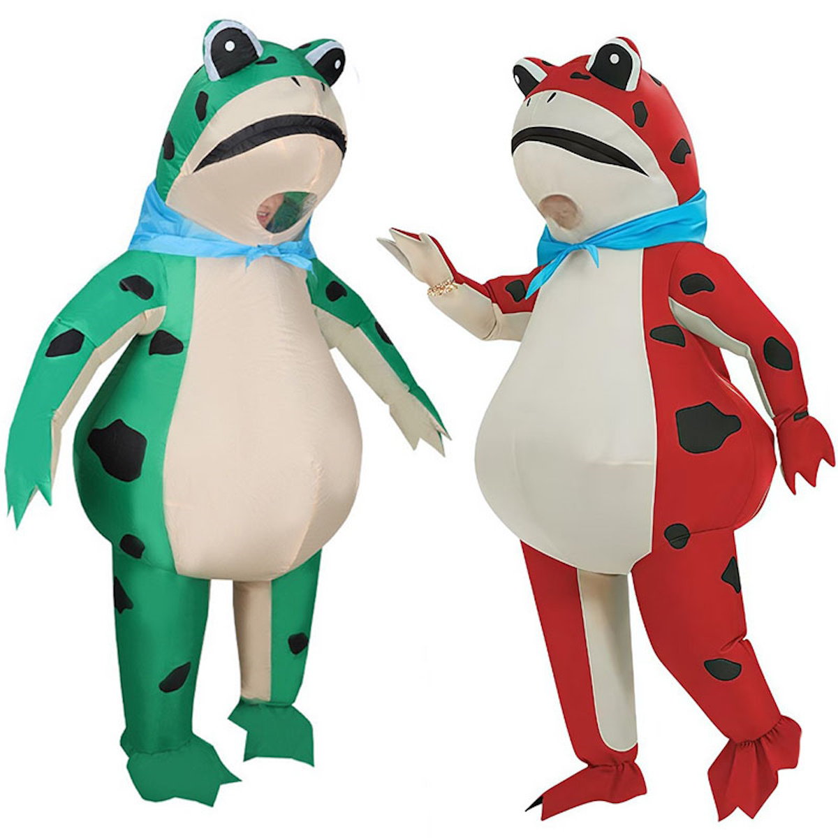 Teens and Adults Inflatable Frog Costume Blow up Frog Suit - ChildAngle