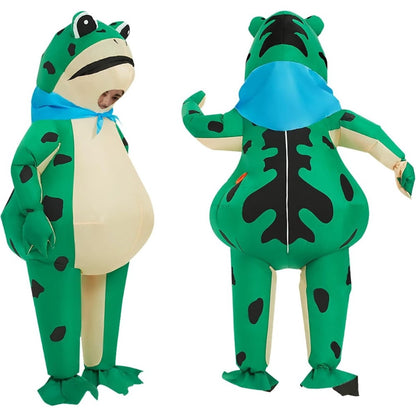 Teens and Adults Inflatable Frog Costume Blow up Frog Suit - ChildAngle