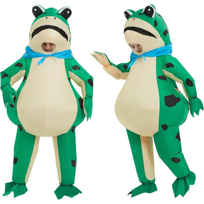 Teens and Adults Inflatable Frog Costume Blow up Frog Suit - ChildAngle