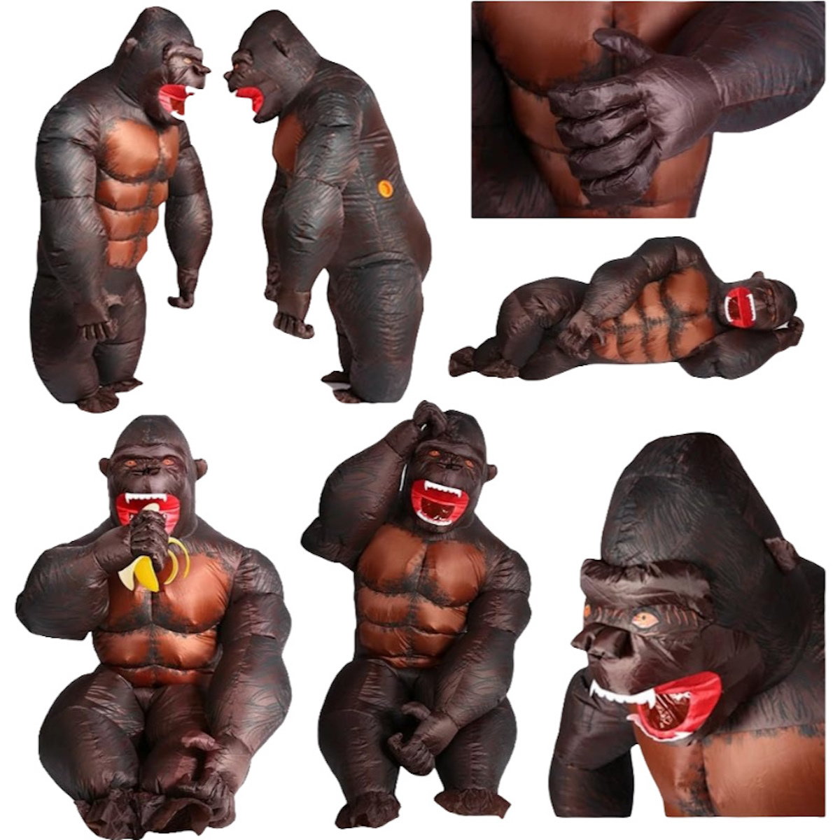 Teens and Adults Inflatable Gorilla Costumes King Kong Inflatable Costumes - ChildAngle