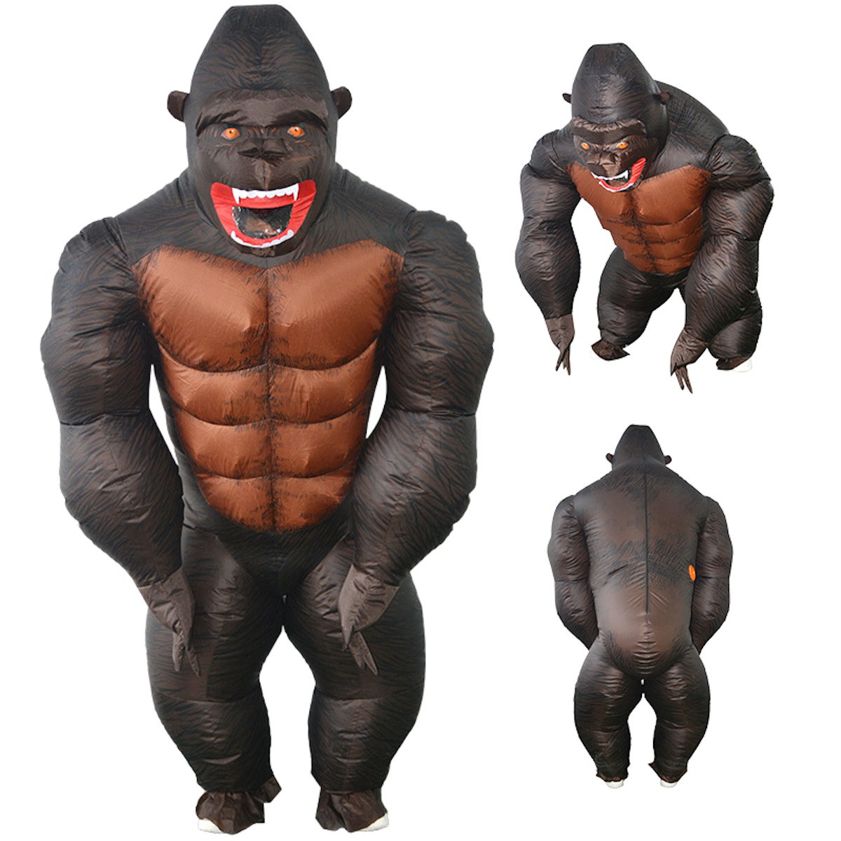 Teens and Adults Inflatable Gorilla Costumes King Kong Inflatable Costumes - ChildAngle