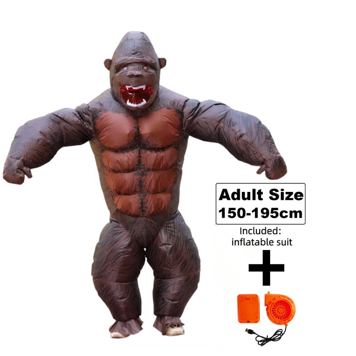 Teens and Adults Inflatable Gorilla Costumes King Kong Inflatable Costumes - ChildAngle