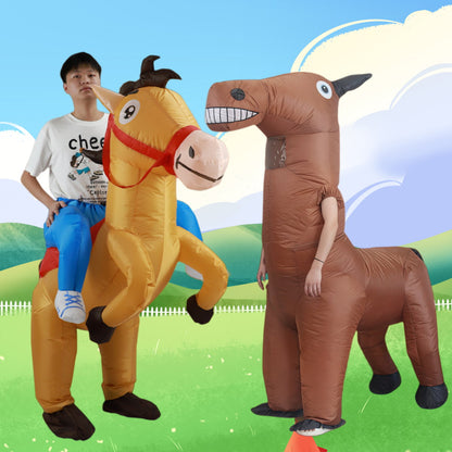 Kids Teens and Adults Inflatable Horse Costumes for Halloween - ChildAngle