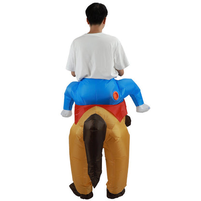 Kids Teens and Adults Inflatable Horse Costumes for Halloween - ChildAngle