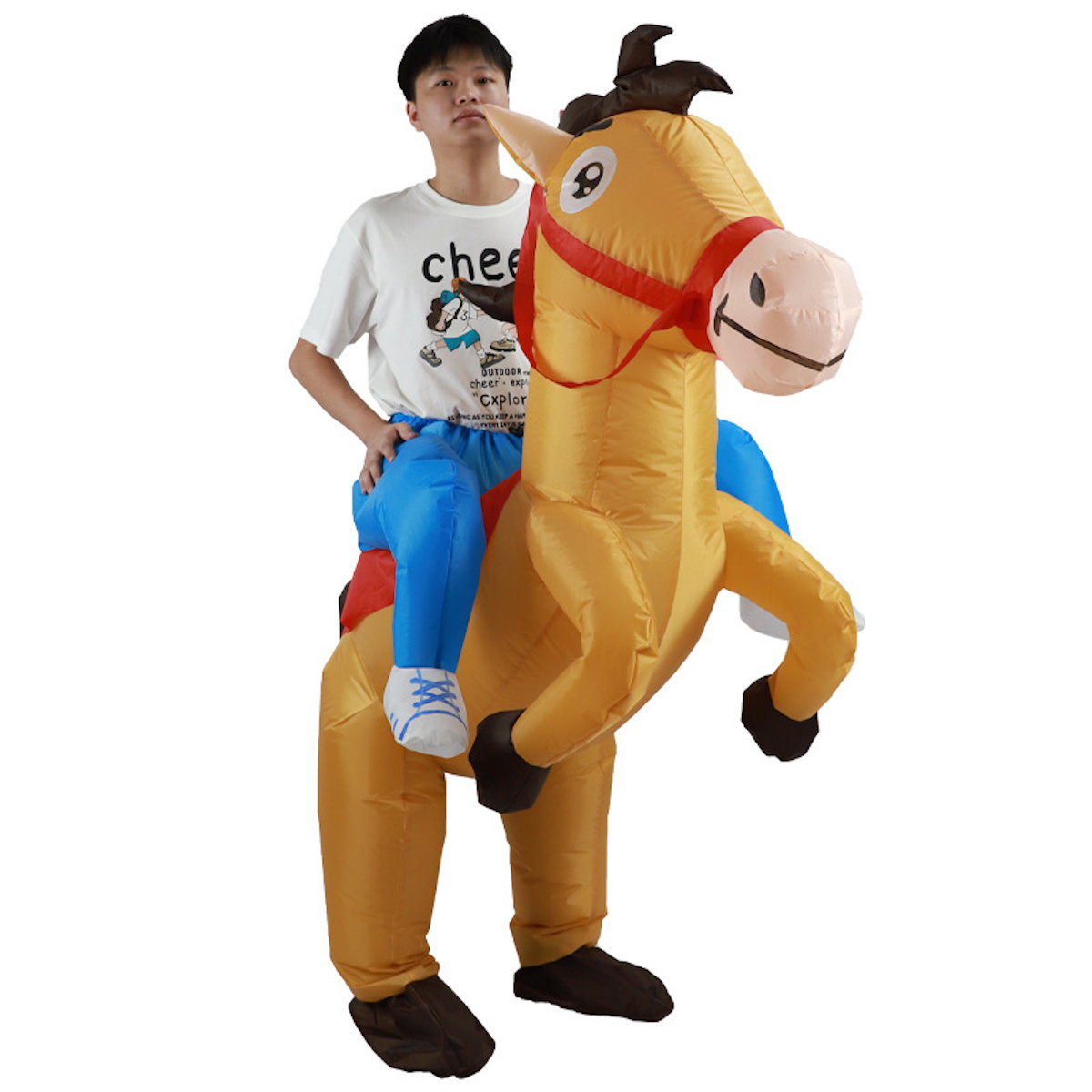 Kids Teens and Adults Inflatable Horse Costumes for Halloween - ChildAngle