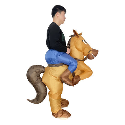 Kids Teens and Adults Inflatable Horse Costumes for Halloween - ChildAngle