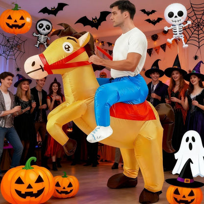 Kids Teens and Adults Inflatable Horse Costumes for Halloween - ChildAngle