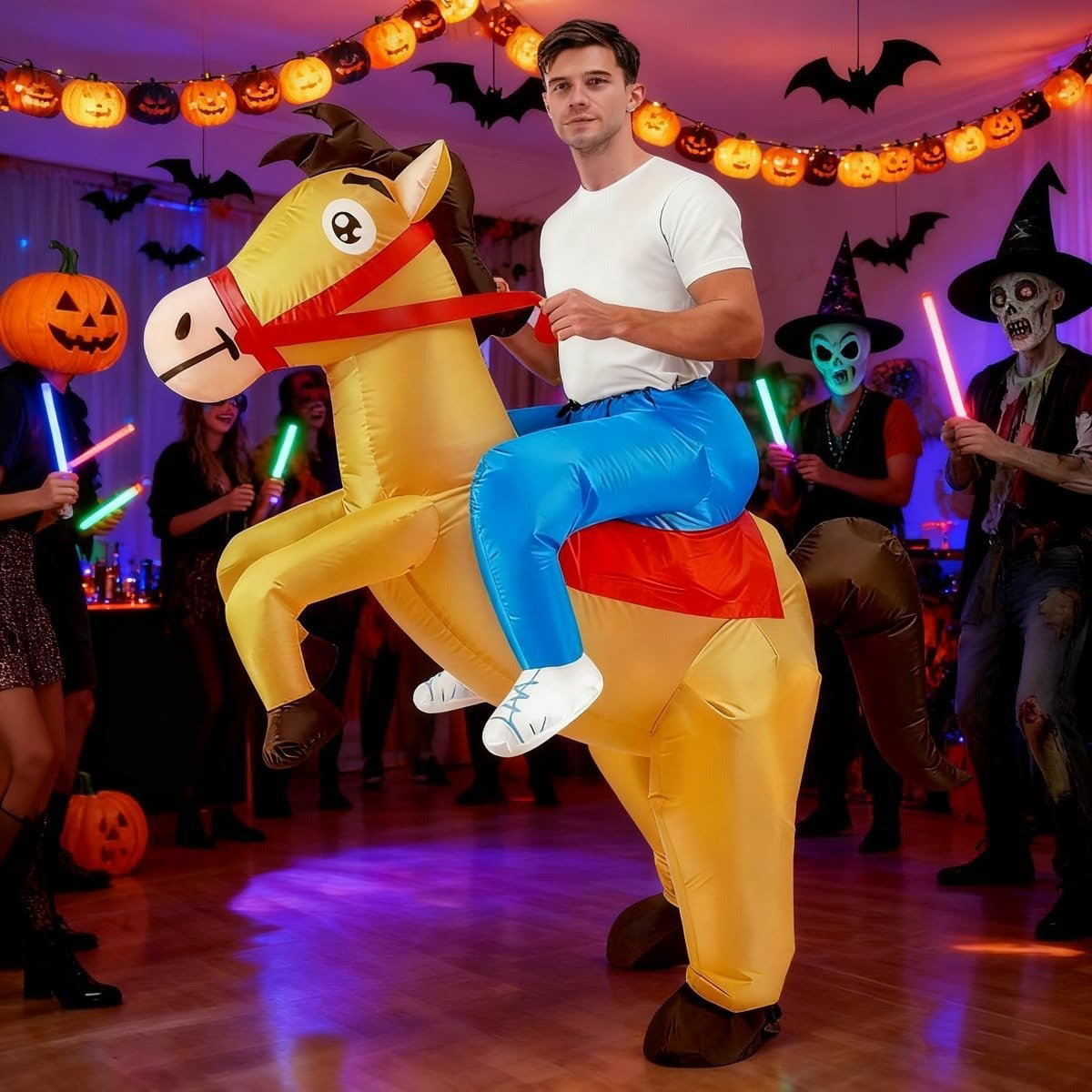 Kids Teens and Adults Inflatable Horse Costumes for Halloween - ChildAngle