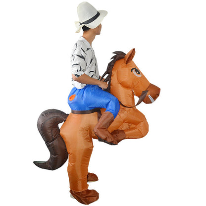 Kids Teens and Adults Inflatable Horse Costumes for Halloween - ChildAngle