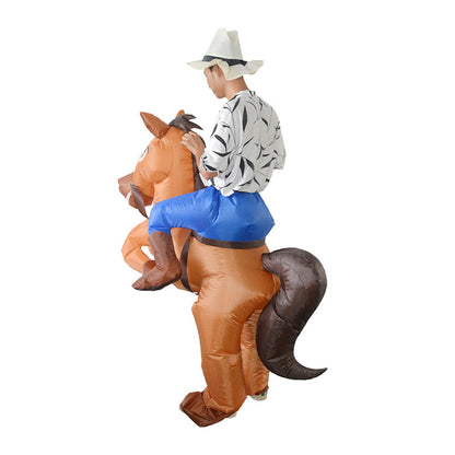 Kids Teens and Adults Inflatable Horse Costumes for Halloween - ChildAngle