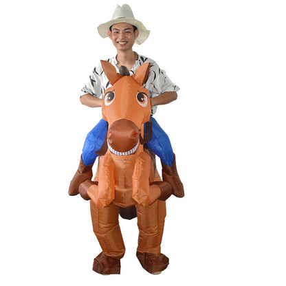 Kids Teens and Adults Inflatable Horse Costumes for Halloween - ChildAngle