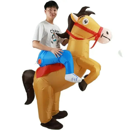 Kids Teens and Adults Inflatable Horse Costumes for Halloween - ChildAngle