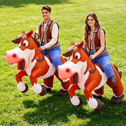 Kids Teens and Adults Inflatable Horse Costumes for Halloween - ChildAngle