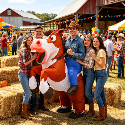 Kids Teens and Adults Inflatable Horse Costumes for Halloween - ChildAngle