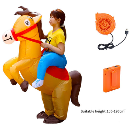 Kids Teens and Adults Inflatable Horse Costumes for Halloween - ChildAngle
