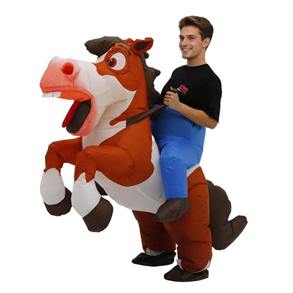 Kids Teens and Adults Inflatable Horse Costumes for Halloween - ChildAngle
