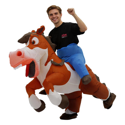 Kids Teens and Adults Inflatable Horse Costumes for Halloween - ChildAngle