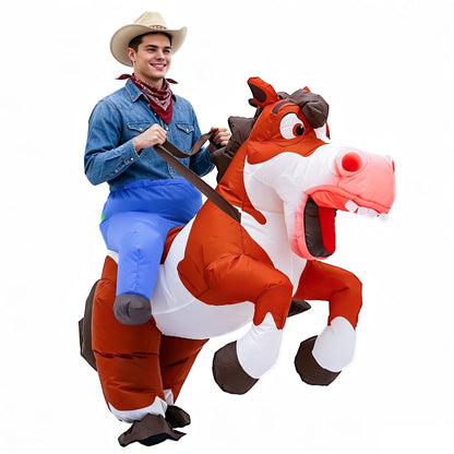 Kids Teens and Adults Inflatable Horse Costumes for Halloween - ChildAngle