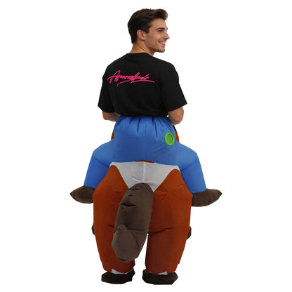 Kids Teens and Adults Inflatable Horse Costumes for Halloween - ChildAngle