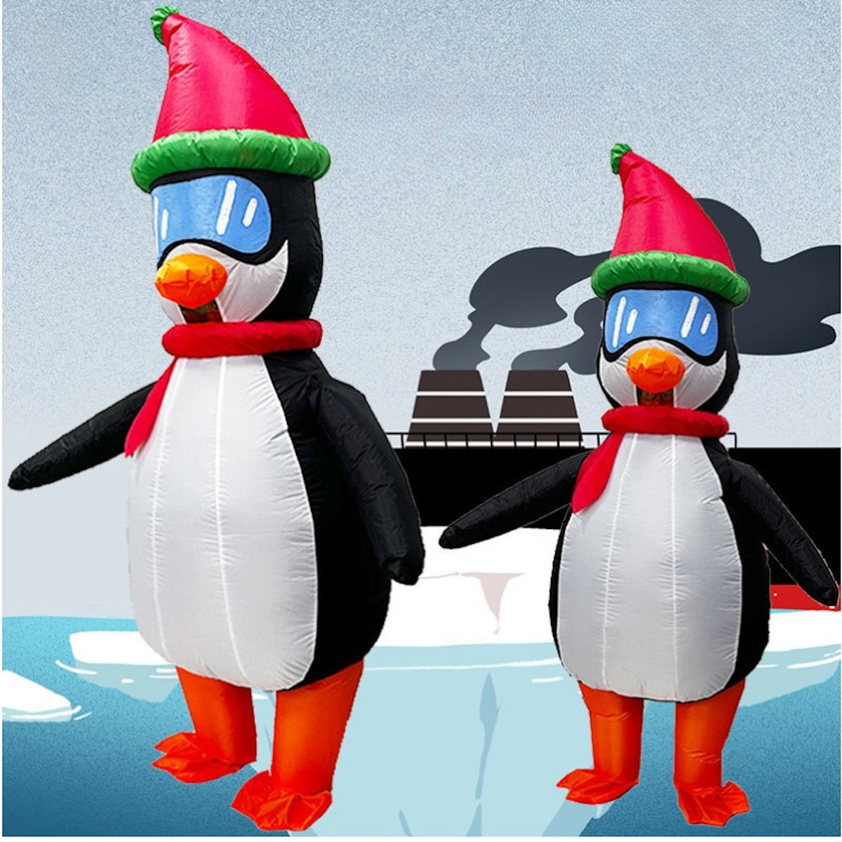 Kids and Teens Inflatable Penguin Costumes - ChidAngle