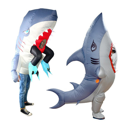 Teens and Adults Inflatable Shark Costumes - ChildAngle