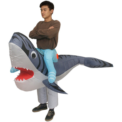 Teens and Adults Inflatable Shark Costumes - ChildAngle