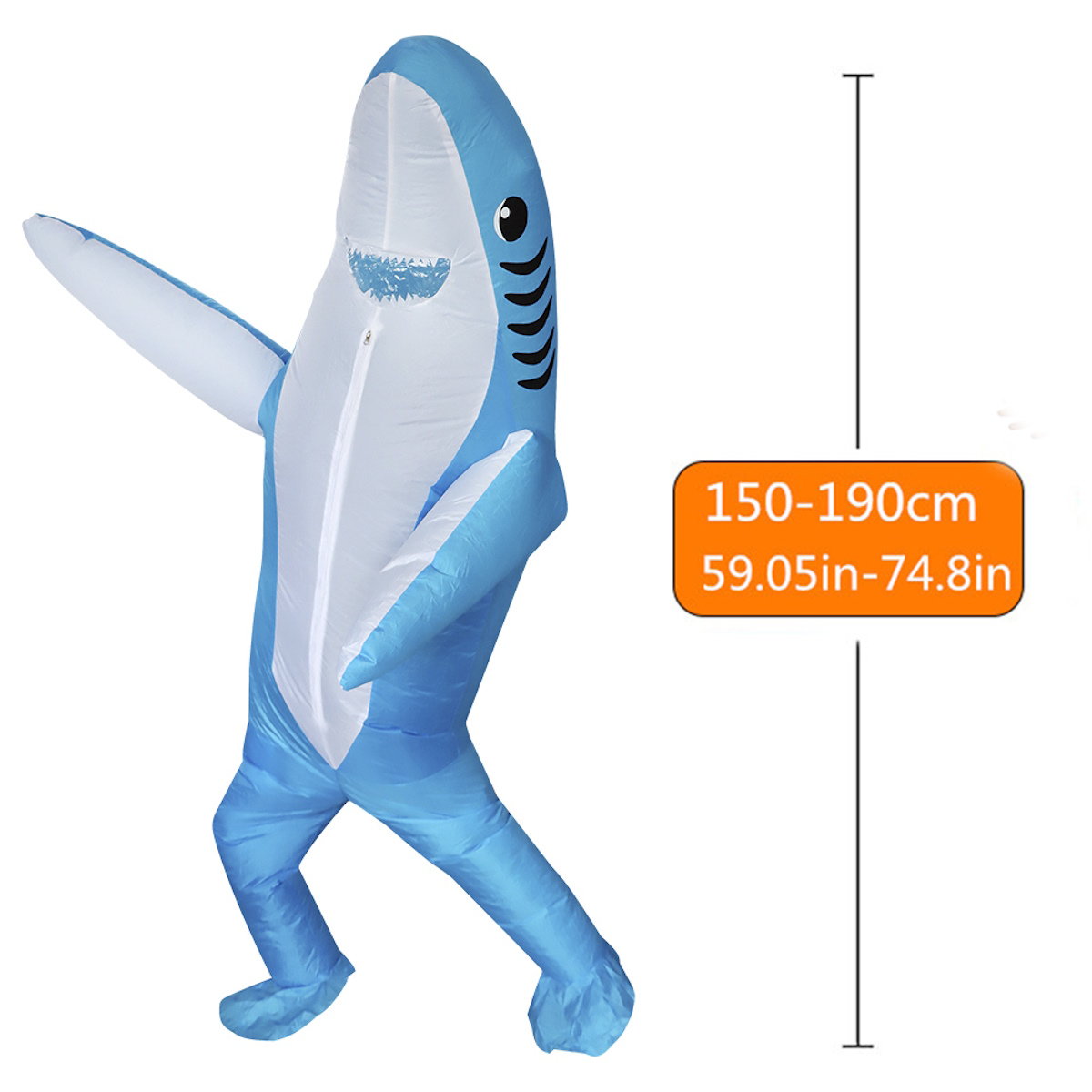 Teens and Adults Inflatable Shark Costumes - ChildAngle