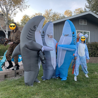 Teens and Adults Inflatable Shark Costumes - ChildAngle