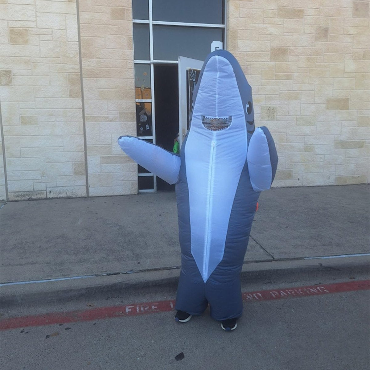 Teens and Adults Inflatable Shark Costumes - ChildAngle